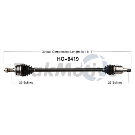 Surtrack Axle Cv Axle Shaft, Ho-8419 HO-8419